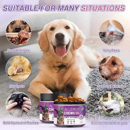 Dog Allergy Chews - Allergy and Itching Skin Relief