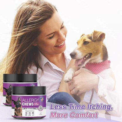 Dog Allergy Chews - Allergy and Itching Skin Relief