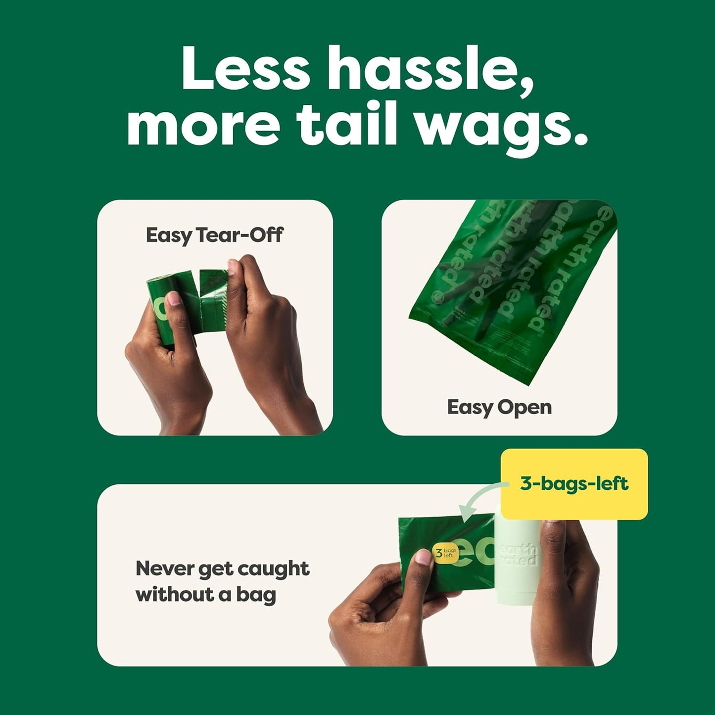 Earth Rated, Unscented Dog Poop Bags
