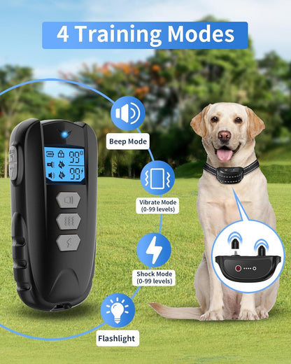 Dog Shock Collar - Dog Training Collar with Remote