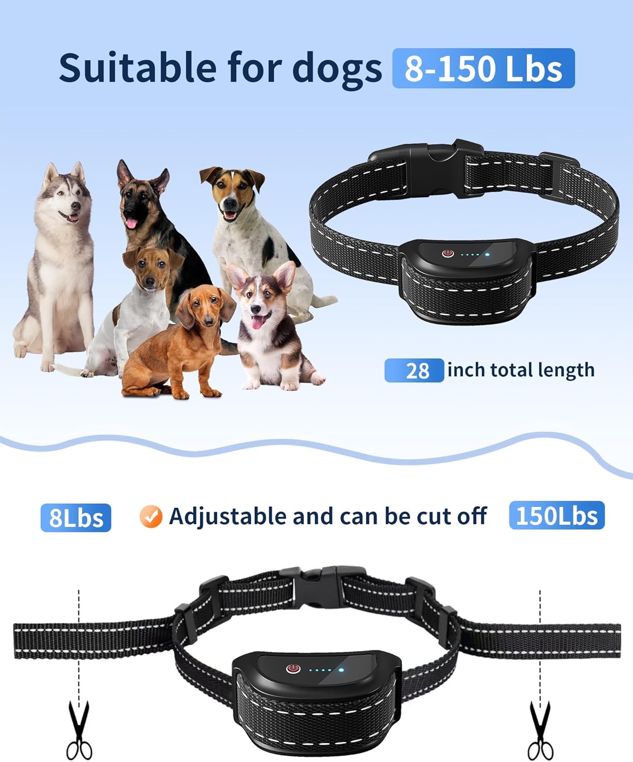 Dog Shock Collar - Dog Training Collar with Remote