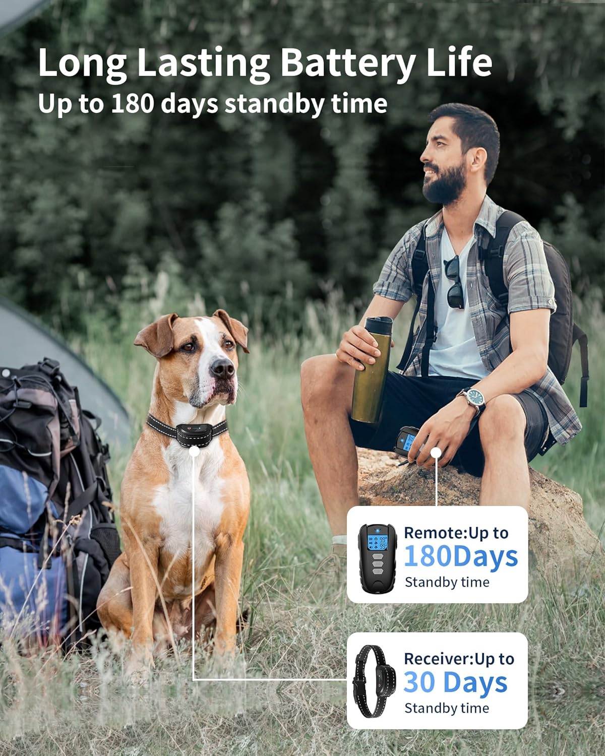 Dog Shock Collar - Dog Training Collar with Remote