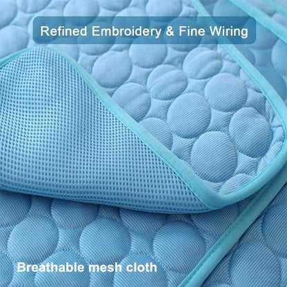 Pet Cooling Mat - Instant Heat Relief Dog Bed for Summer