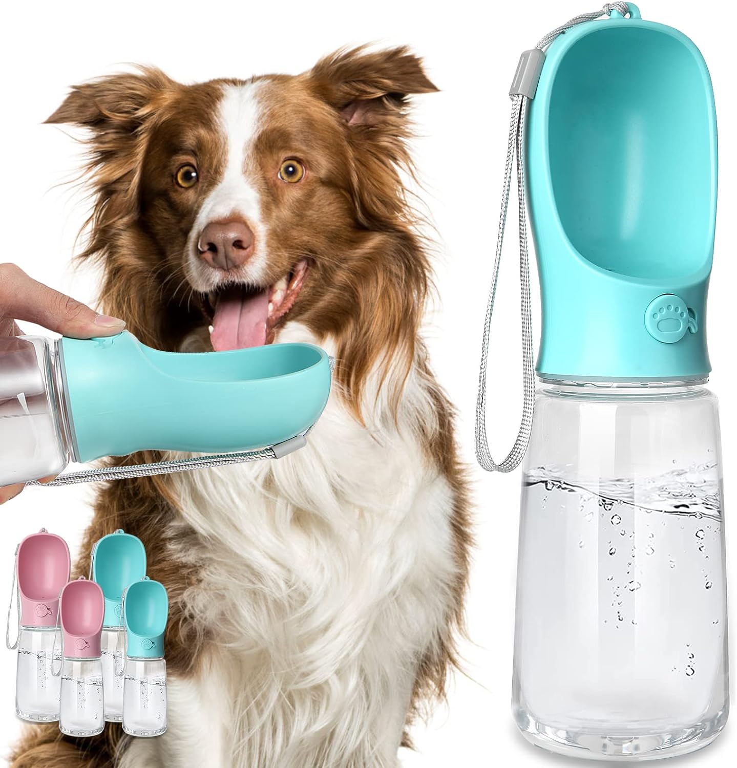 Leak Proof Portable Dog Water Bottle Drinking Feeder