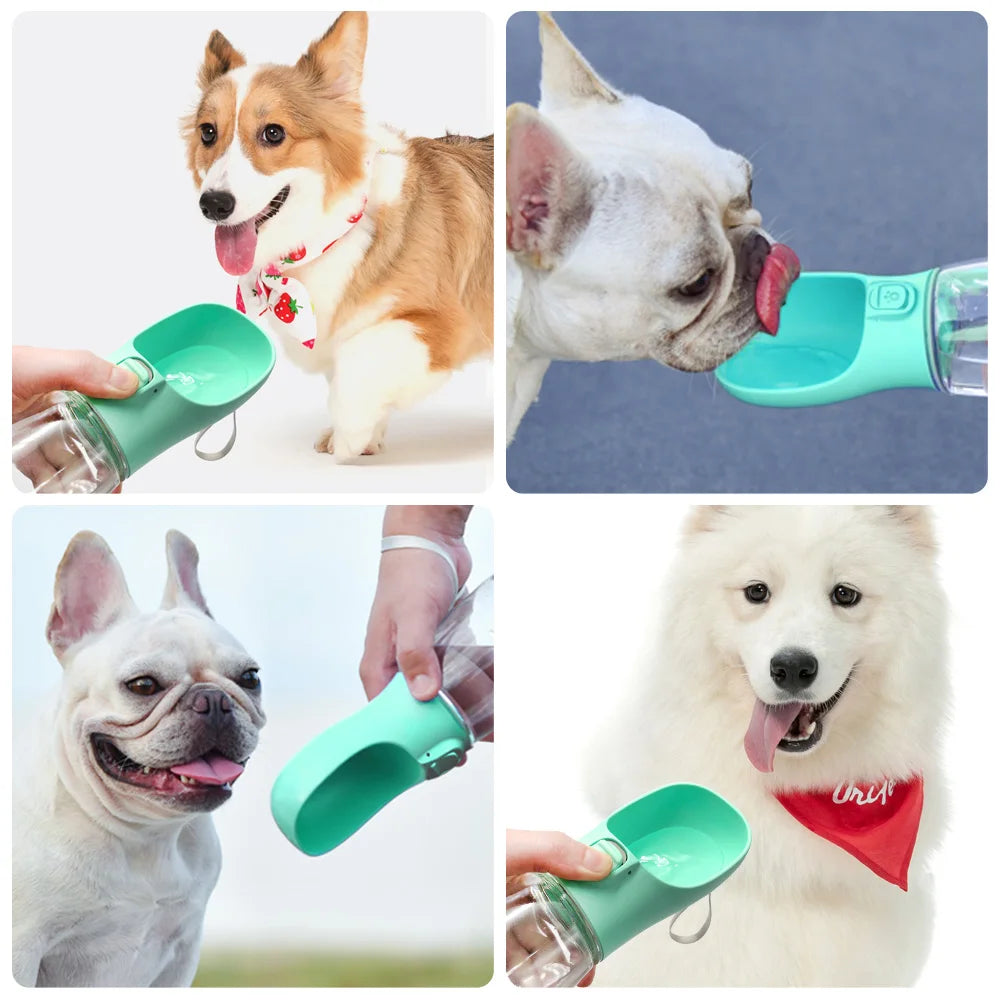 Leak Proof Portable Dog Water Bottle Drinking Feeder