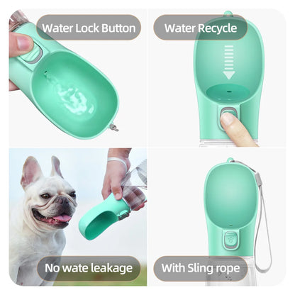 Leak Proof Portable Dog Water Bottle Drinking Feeder
