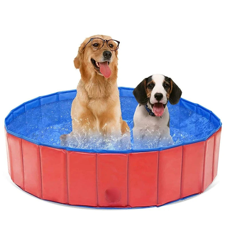 Dog Swimming Pool - Foldable Dog Pet Bath Pool