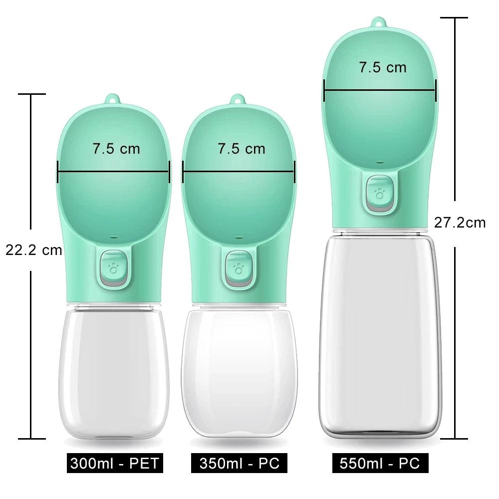 Leak Proof Portable Dog Water Bottle Drinking Feeder