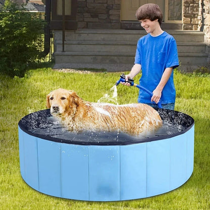 Dog Swimming Pool - Foldable Dog Pet Bath Pool